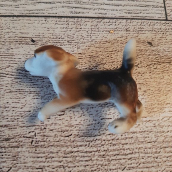 Set of 3 Miniature Mini Porcelain Dogs Beagles Figurines - Picture 6 of 15